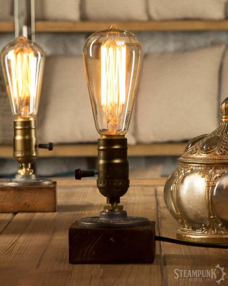 Steampunk Tischlampe