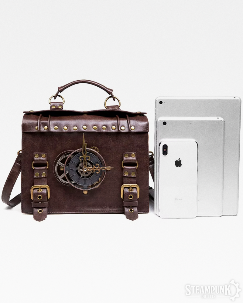 Steampunk Uhr Tasche
