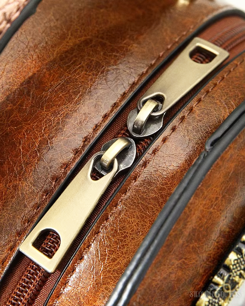 Steampunk Uhren Rucksack