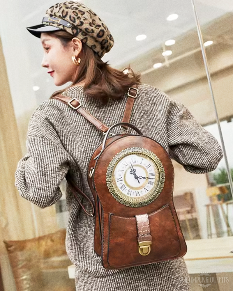 Steampunk Uhren Rucksack