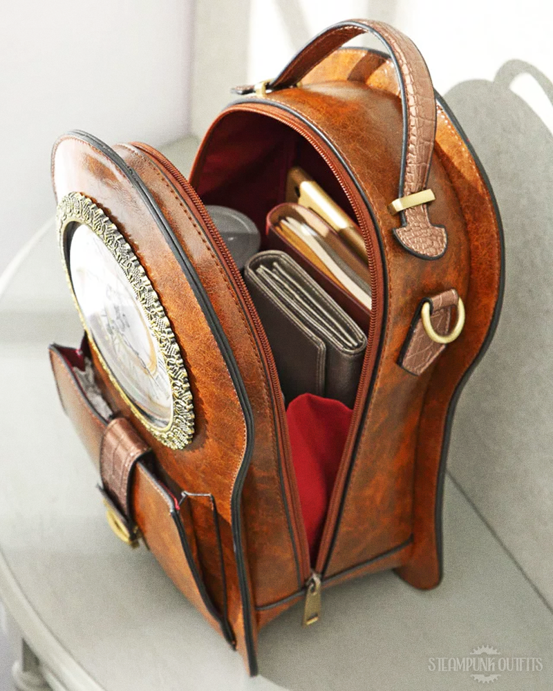 Steampunk Uhren Rucksack