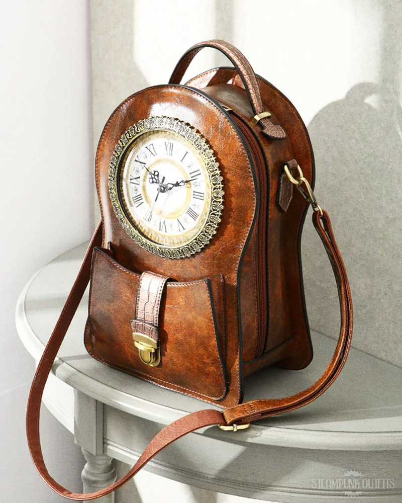 Steampunk Uhren Rucksack
