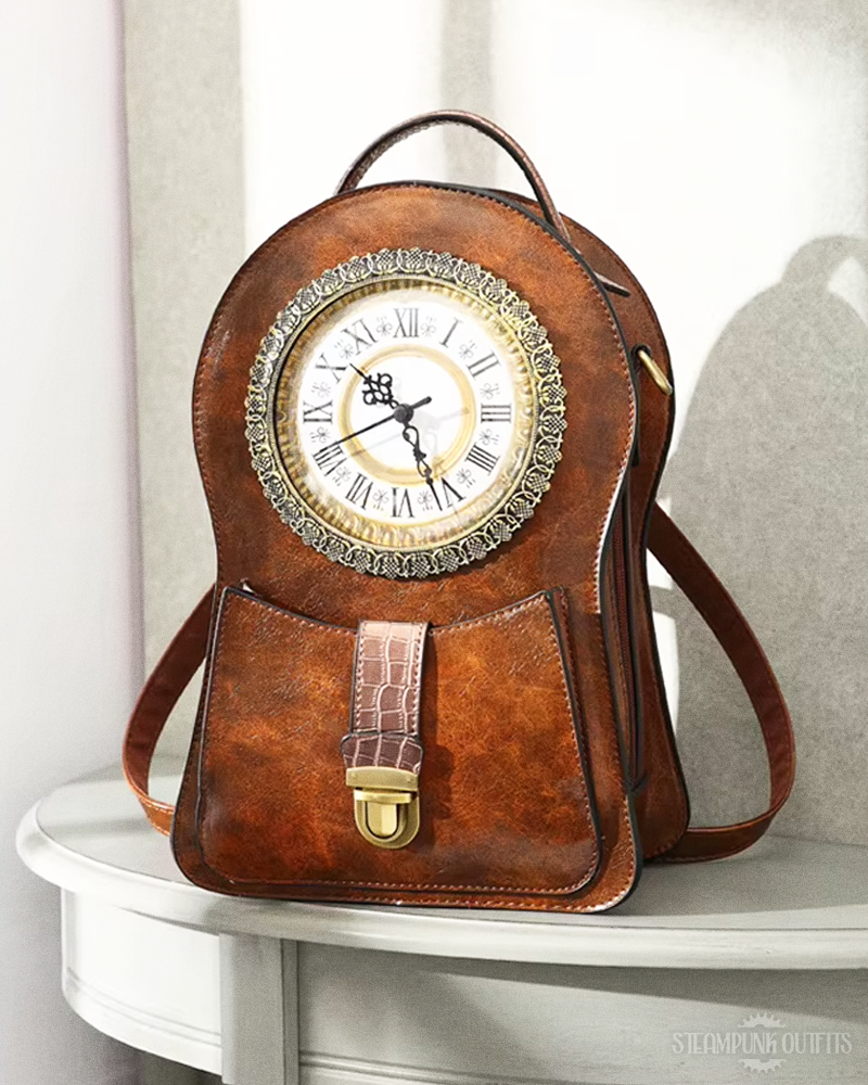 Steampunk Uhren Rucksack