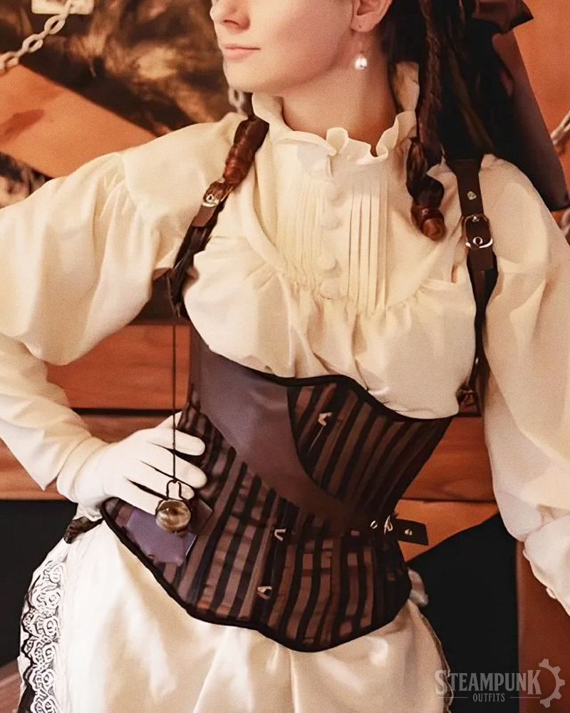 Steampunk Unterbrust Corsage