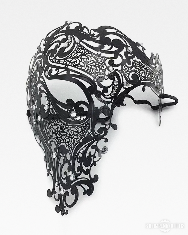 Steampunk Venezianische Halbmaske