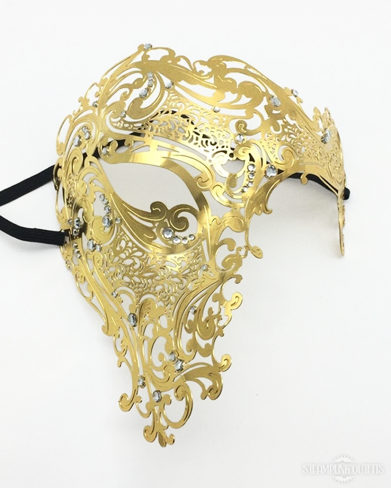 Steampunk Venezianische Halbmaske