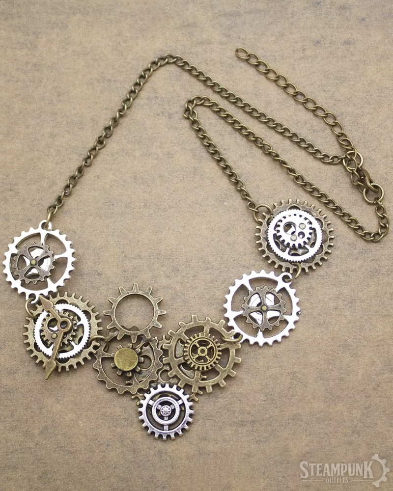 Steampunk Zahnrad Halskette