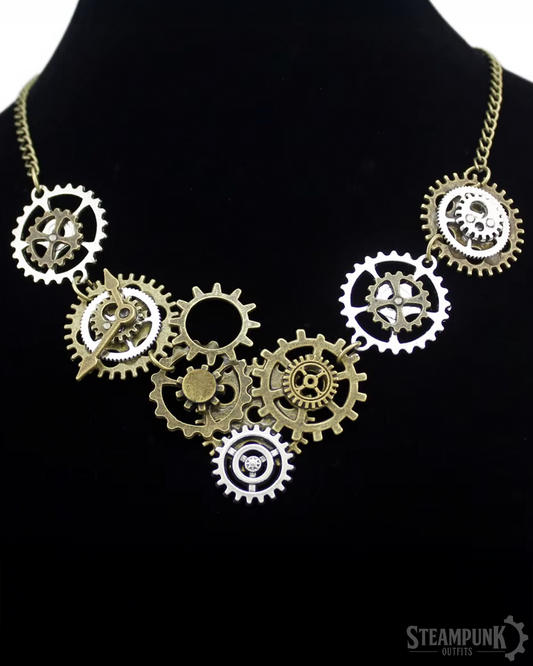 Steampunk Zahnrad Halskette