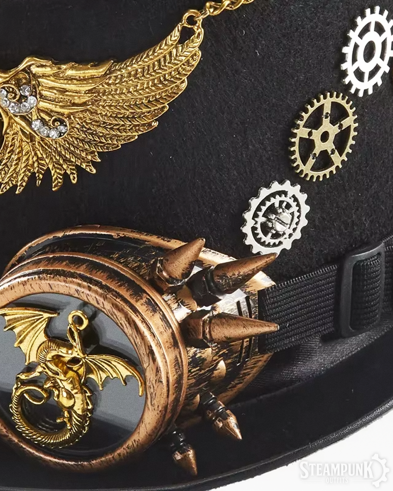 Steampunk Zylinder mit Brille