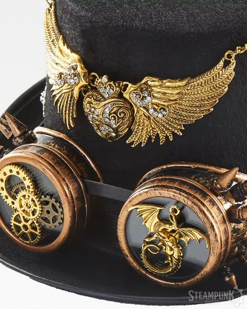 Steampunk Zylinder mit Brille