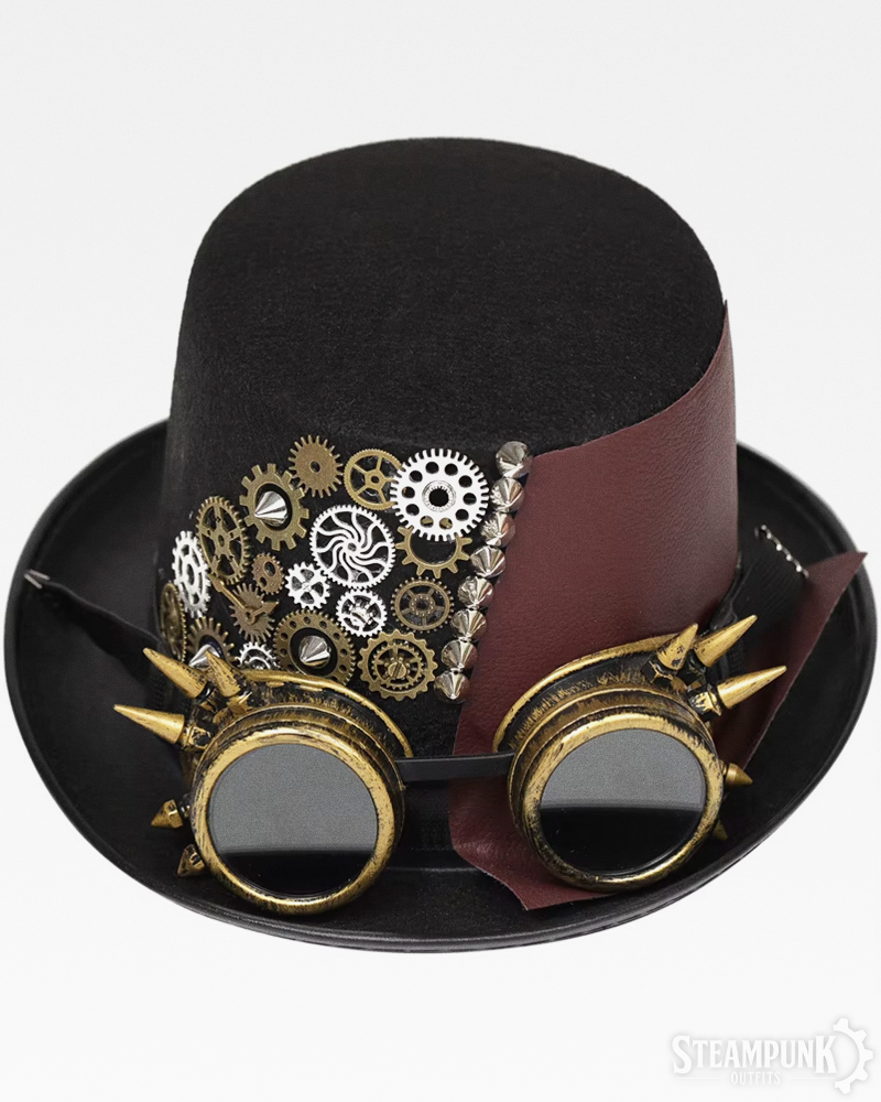 Steampunk Zylinder mit Zahnrädern