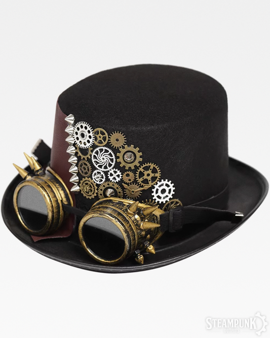 Steampunk Zylinder mit Zahnrädern
