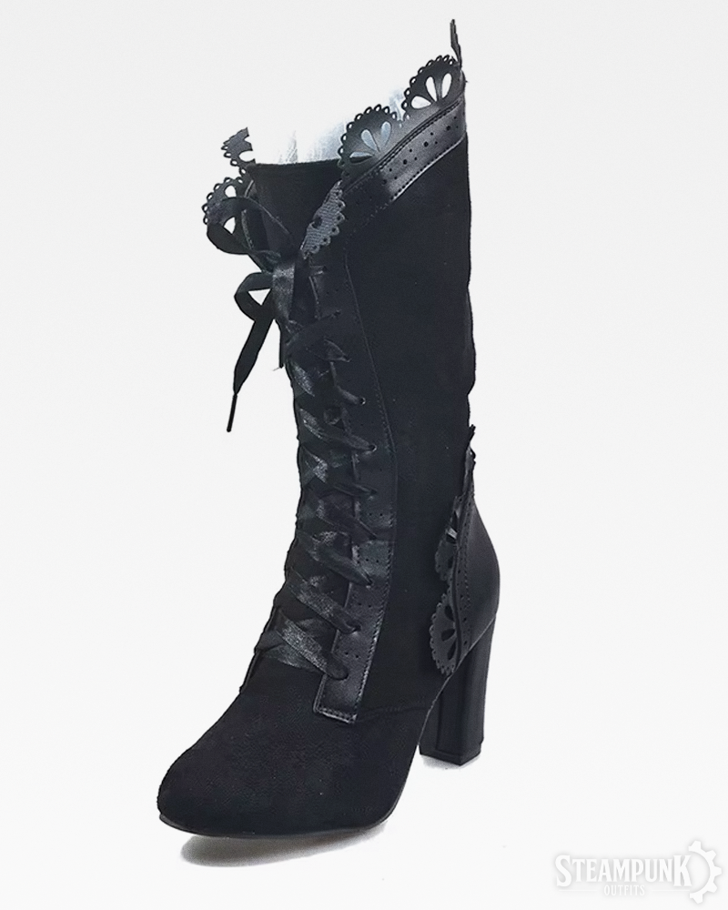 Viktorianische Steampunk Stiefel