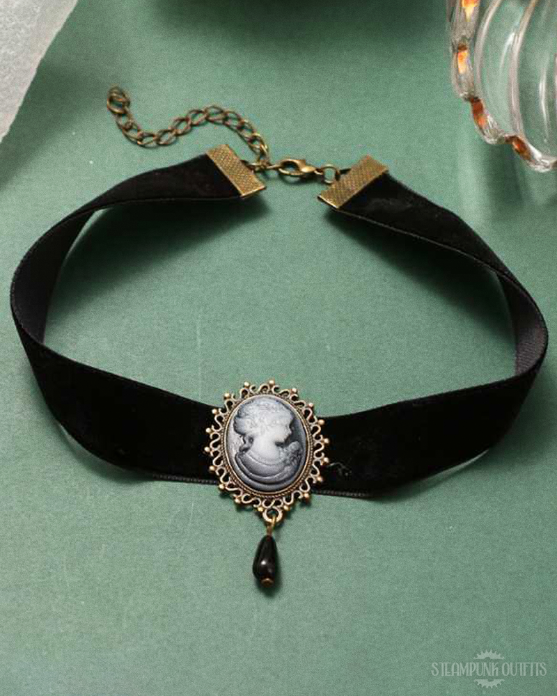 Viktorianischer Kamee Choker