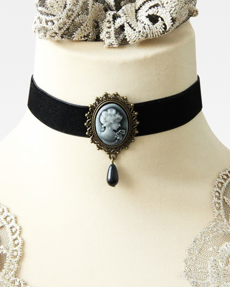 Viktorianischer Kamee Choker
