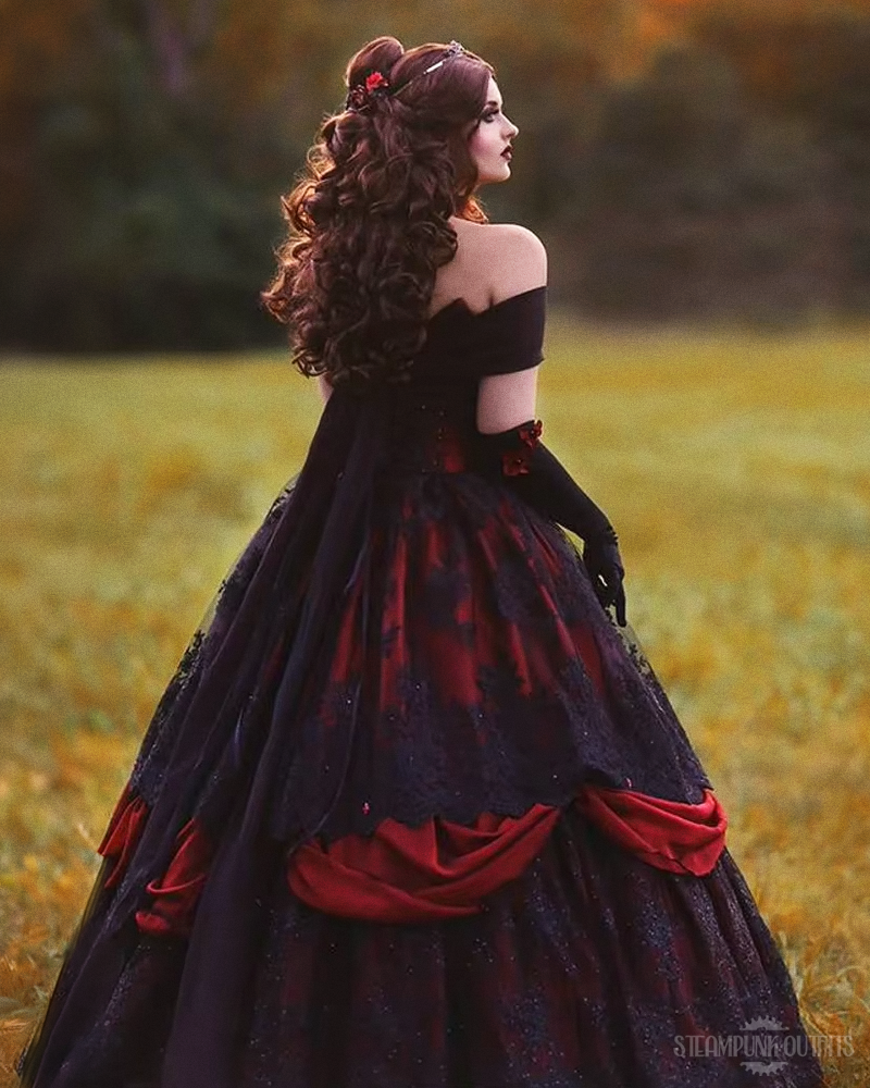 Viktorianisches Ballkleid