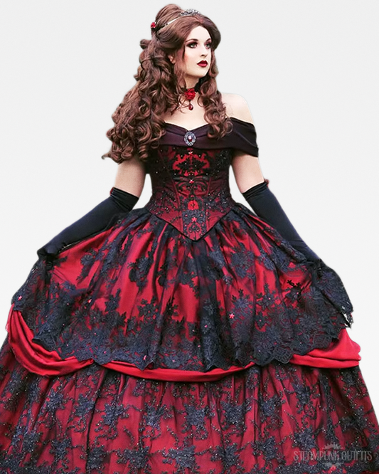 Viktorianisches Ballkleid