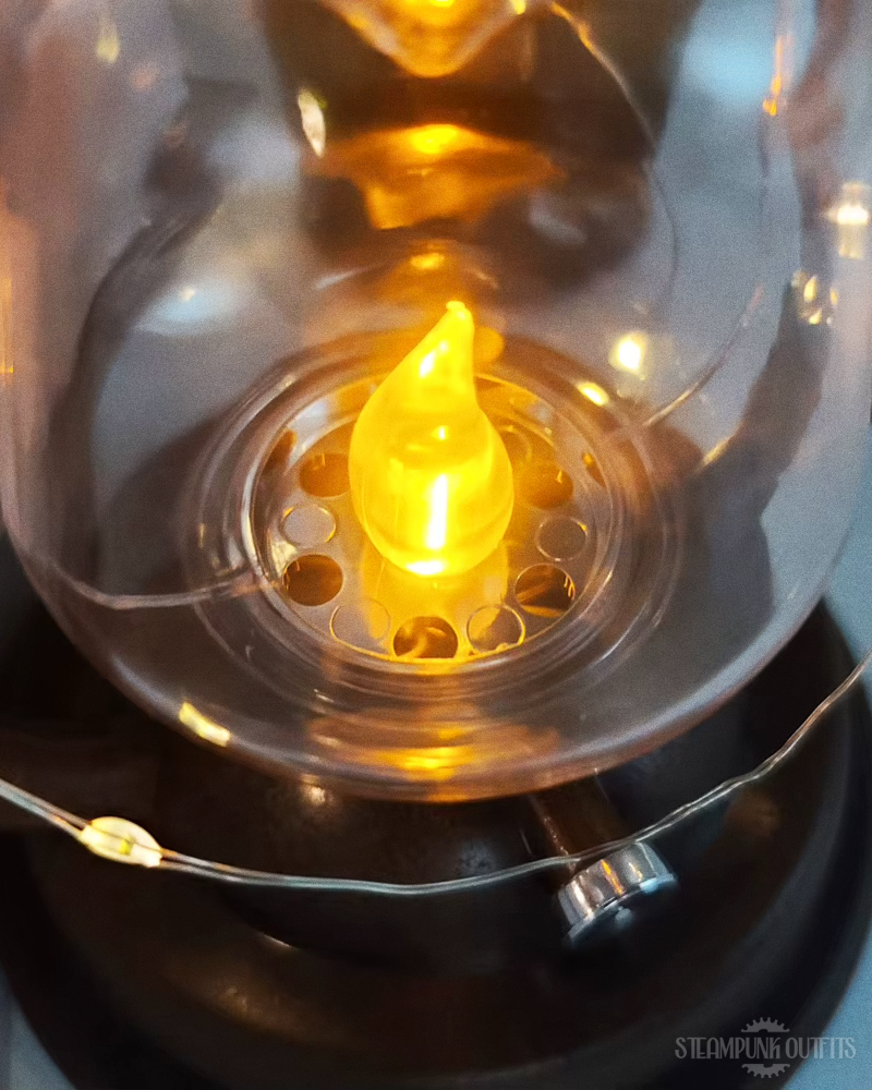 Vintage Steampunk Laternenlampe