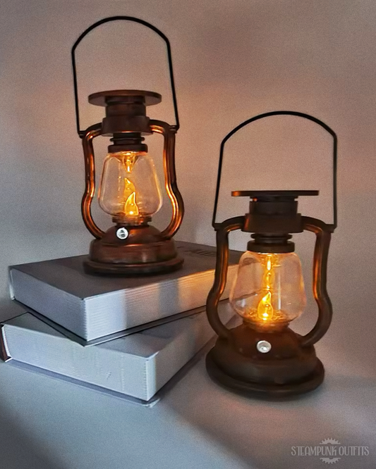 Vintage Steampunk Laternenlampe